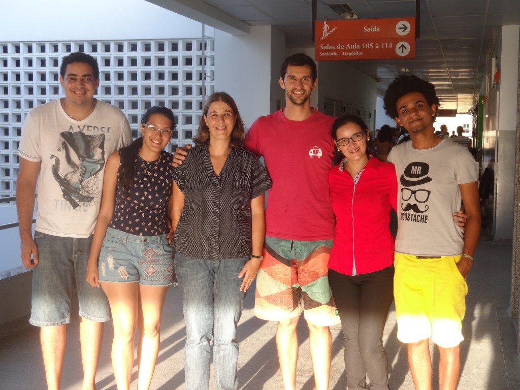 Arthur, Vivian, Alessandra Caiafa, Éber, Jocy e Israel: produzindo conhecimento em parceria com o Gambá