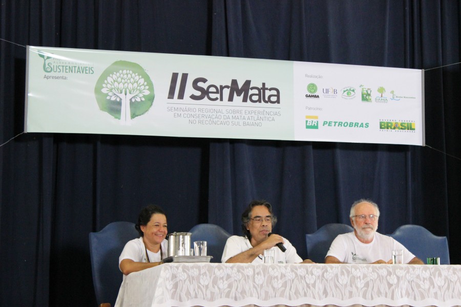 Beloyanis Monteiro também contou a história da Rede Mata Atlântica, que desde 1992 reúne organizações não governamentais que defendem a conservação do bioma
